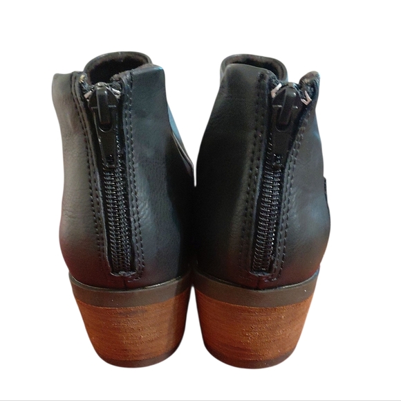 NEW B.O.C Lucy Black Ankle Boot Cut Out Western Booties Size 6 - Picture 6 of 11